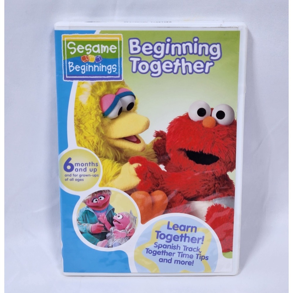Sesame Beginnings Beginning Together DVD Sesame Street Baby Elmo Big Bird